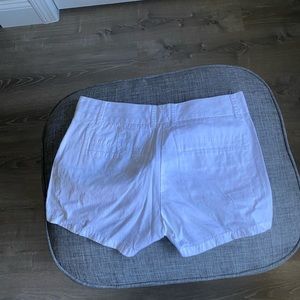 Size 2 white J crew shorts